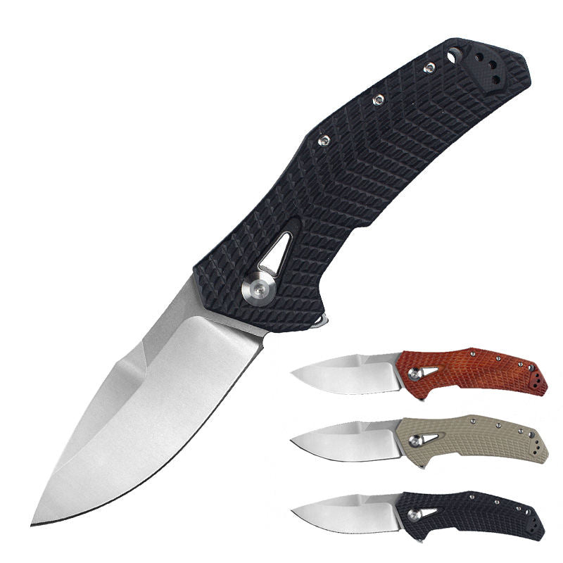 Price US$ 24.91 High Quality Custom Knife Utility Camping Folding Knife Premium 8Cr13Mov Steel Blade G10 Handle Buy On Alfknives.com