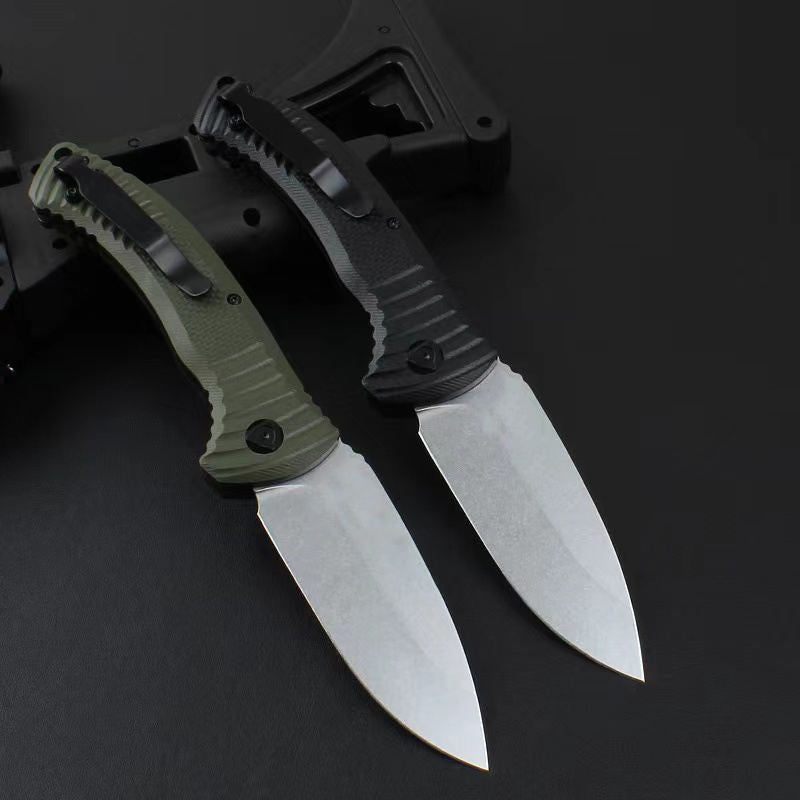 Price US$ 24.3 High Quality Brand Folding Pocket Knife G10 Handle Pocket Knife Razor Sharp 410 Steel Stone Wash Blade Survival Hunting Knife Buy On Alfknives.com