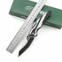 High quality stainless steel blade EDC folding pocket camping tactical knife with light