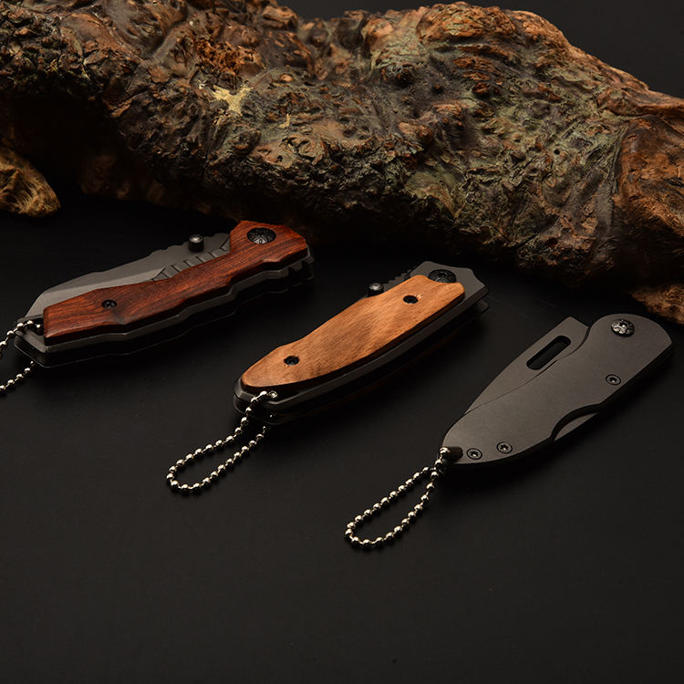 Price US$ 8.84 High Quality Outdoor Edc Stainless Steel Knife Wood Handle Tactical Camping Survival Titaniums Folding Pocket Knife Sets Buy On Alfknives.com