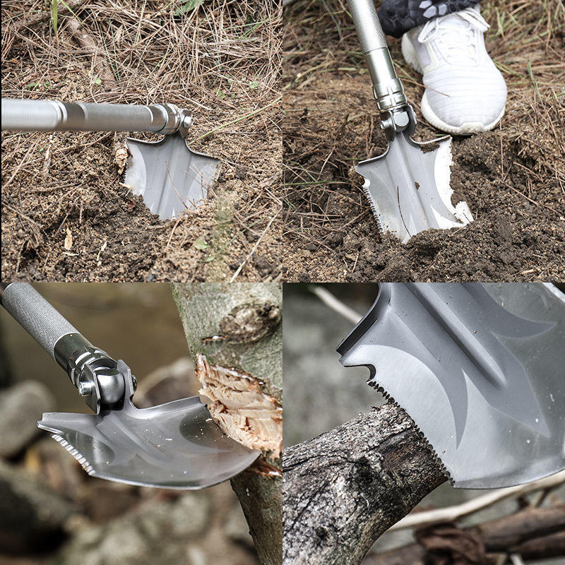 Price US$ 13.9 High Quality Camping Survival Steel Shovel Multifunctional Compact Backpacking Tactical Portable Multitool Shovel Buy On Alfknives.com