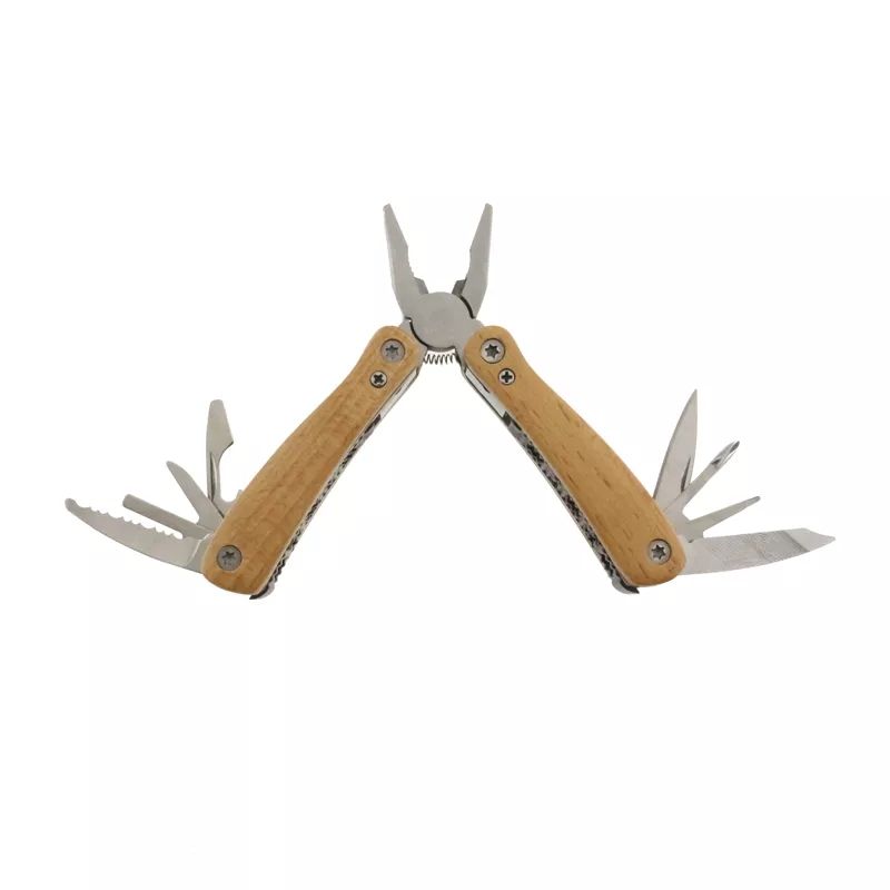 New Style Stainless Steel blade Tool Promotional Outdoor Tool Multi Tool Pliers with wood handle