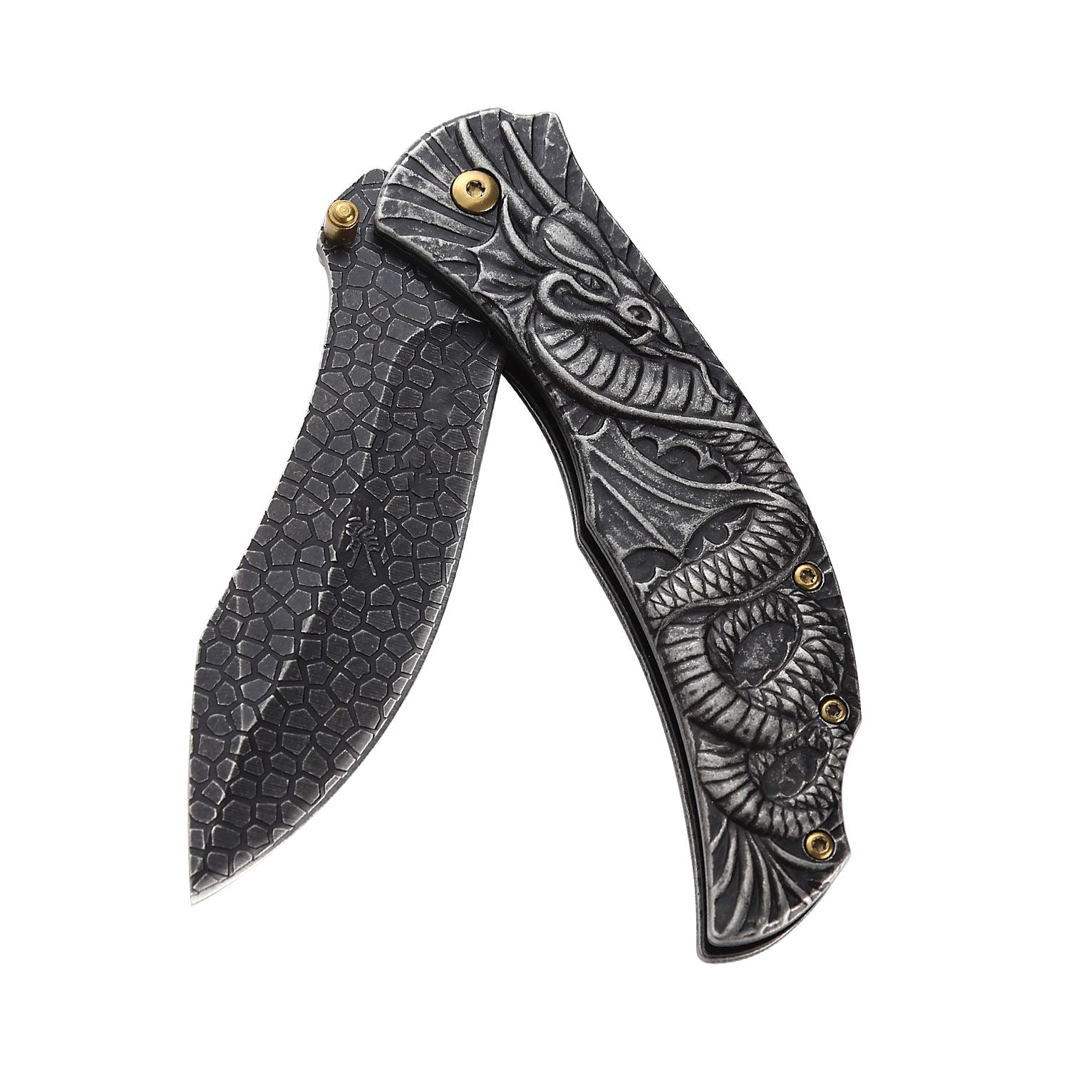 Price US$ 12 High Quality Wholesale Dragon Snake Folding Knife Travel Household Portable Knife Outdoor Self Defense Camping Ornamental Knives Buy On Alfknives.com