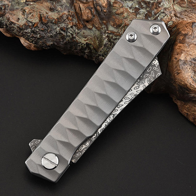 Price US$ 38.8 High Quality High Quality Survival Outdoor Hunting Folded Folding Pocket Camping Knives Damascus Blade Buy On Alfknives.com