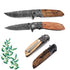 Price US$ 10.41 High Quality Best Selling Products 2023 Olive Wooden Handle Outdoor Edc Outdoor Pocket Camping Hunting Folding Knife With 3D Printing Blade Buy On Alfknives.com