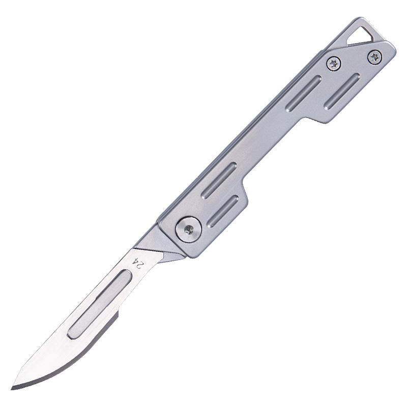 Price US$ 10.5 High Quality Stainless Steel Handle Carbon Steel Blade Portable Folding Knife Outdoor  Utility Pocket Knife With 10Pcs Replaceable Blades Buy On Alfknives.com