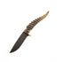 Stainless steel Fixed Blade Deer Horn plastic Handle Camping Hunting Knife