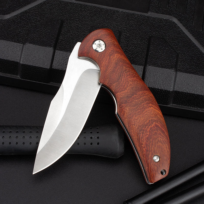 Price US$ 20.88 High Quality 9Cr18Mov Steel Blade Wooden Handle Folding Knife New Portable Tactical Knife Hunting Camping Pocket Knives Buy On Alfknives.com