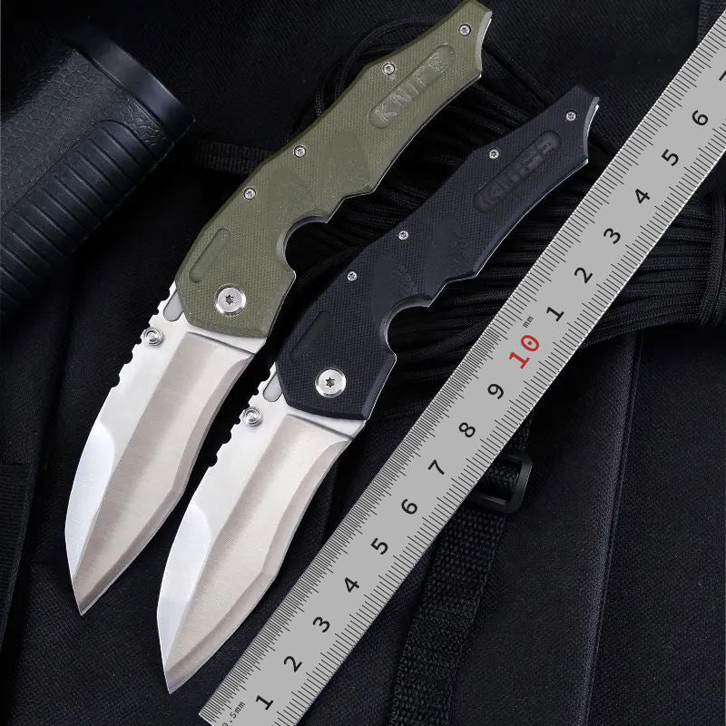 Price US$ 13 High Quality Outdoor Camping Tactical Folding Utility Tool G10 Handle Walking Survival Pocket Knife With Back Clip Buy On Alfknives.com