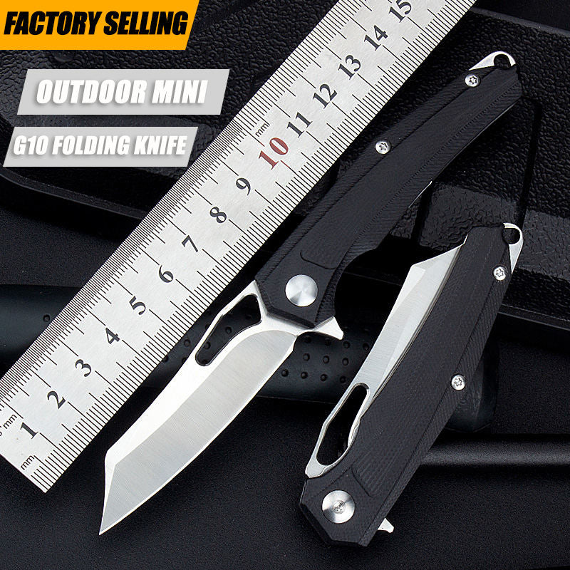 Price US$ 19.6 High Quality Factory Price  D2 Steel Blade And Black G10 Handle Outdoor Camping Hunting Tactical Folding Knife Buy On Alfknives.com