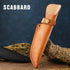 Price US$ 8.26 High Quality Vegetable Tanned  Synthetic Leather Handmade Sheath Leather Knife Bag With Button Fitting Fixed Knife Buy On Alfknives.com