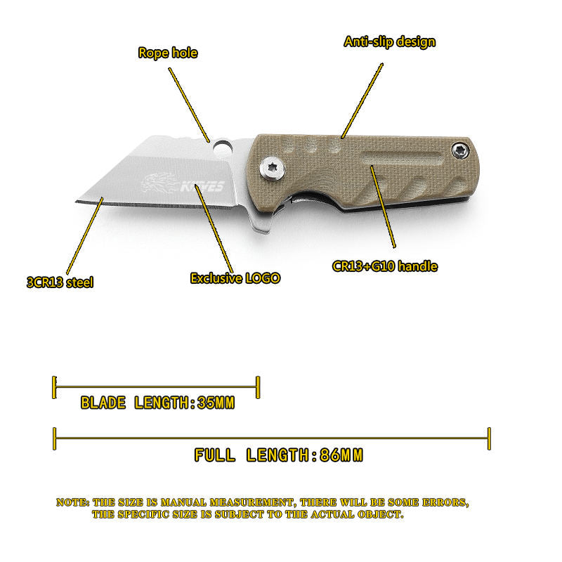 Price US$ 9.67 High Quality Mini G10 Handle Portable Outdoor Household Self Defense Camping Pocket Folding Knife Buy On Alfknives.com