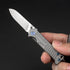 Price US$ 25.84 High Quality Boutique Premium D2  Damascus Steel Outdoor Folding Blade Edc Portable Gift Self Defense Knife With Ring Buy On Alfknives.com