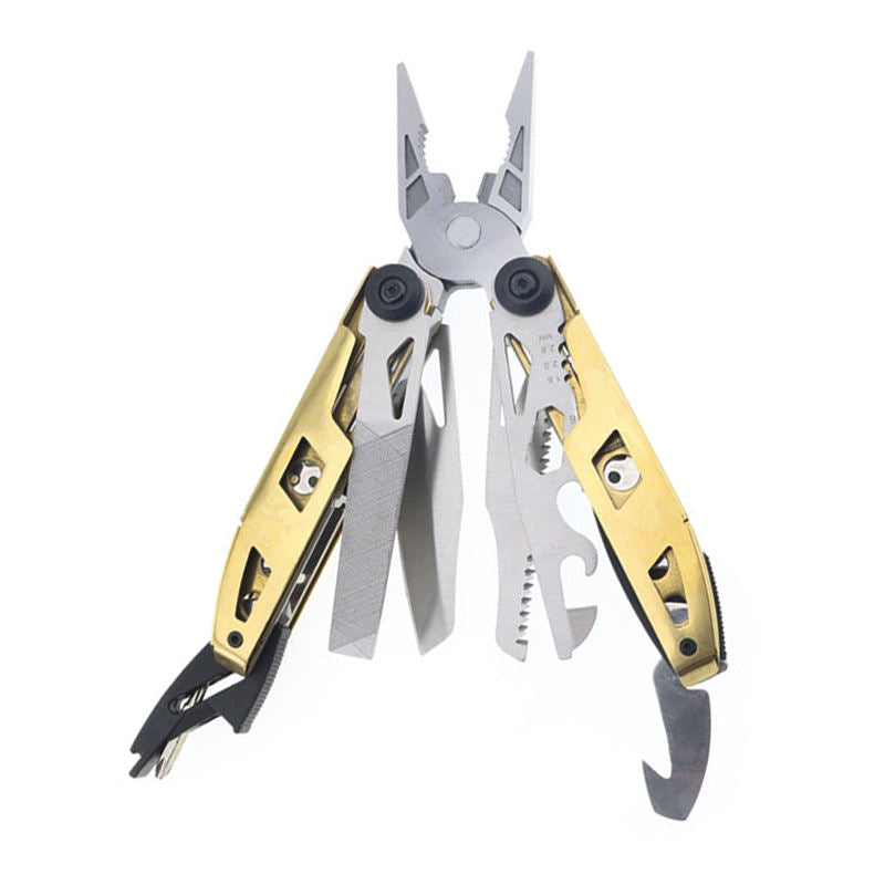 High Quality stainless steel blade folding survival camping multifunction pliers