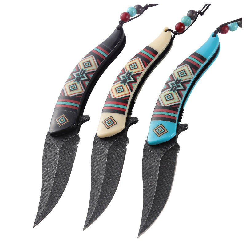 Price US$ 10 High Quality Hot Seller 3D  Printing Handle Plastic Material Handmade Folding Knife Pocket Tactical Outdoor Hunting Knife Buy On Alfknives.com