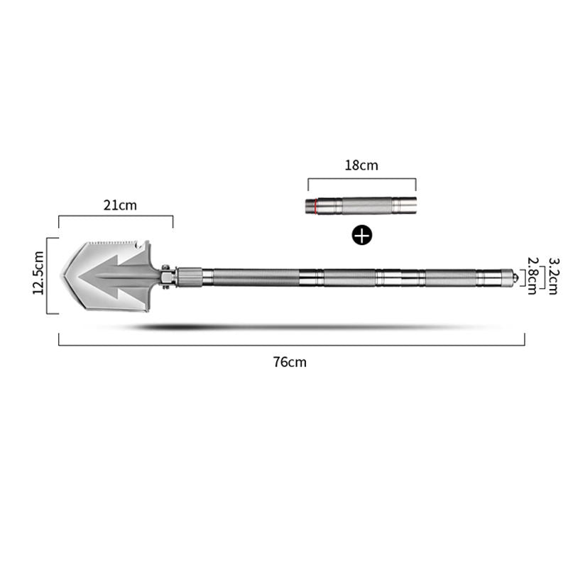 Price US$ 15.85 High Quality Car Emergency Kit  Multi Purpose Folding Manganese Steel Spade Survival Shovel Multitool Camping Shovel Buy On Alfknives.com