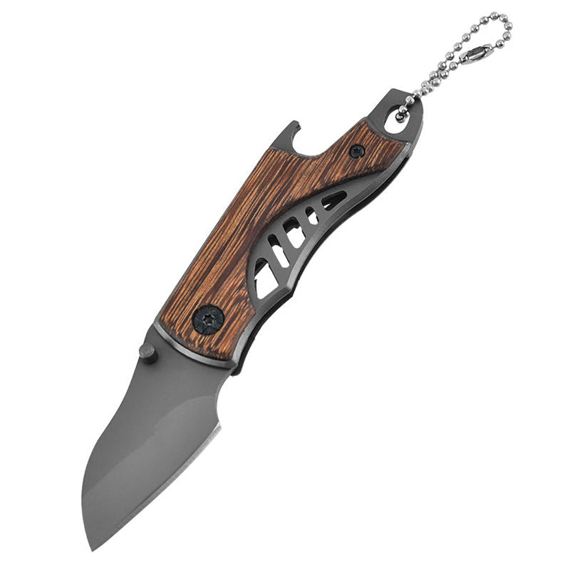 Hot sell stainless steel blade wood handle Camping Survival knife pocket folding Tactical knife for outdoor