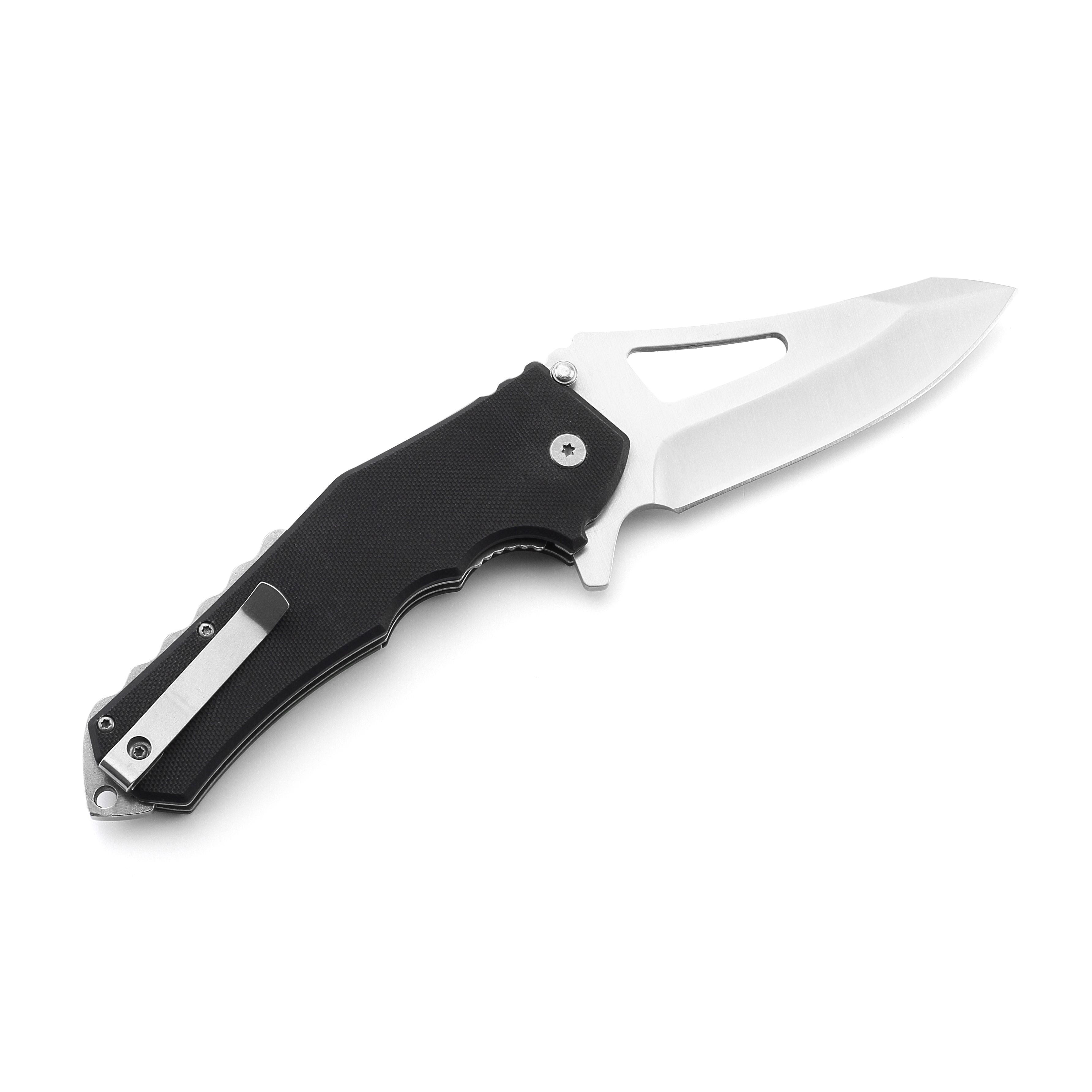 Price US$ 12.57 High Quality Best Selling Laser Logo Two Tone G10 Handle Steel Blade Tactical Survival Practical Camping Hunting Folding Pocket Knife Buy On Alfknives.com