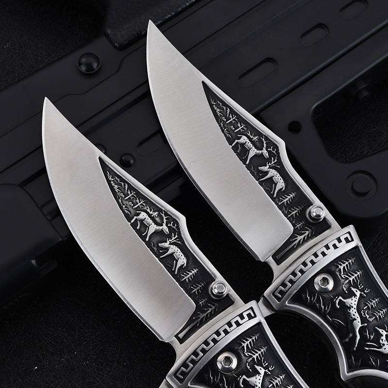 Price US$ 12.93 High Quality Outdoor Knife Clip Point Blade Stainless Steel Heavy Duty Folding Knife Wood Handle Camping Hunting Survival Buy On Alfknives.com