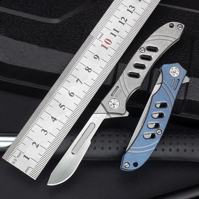 Price US$ 36.4 High Quality Replaceable Carbon Steel Blade Utility Outdoor Pocket Knife Buy On Alfknives.com