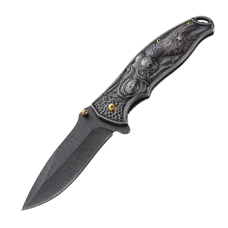 Price US$ 11.8 High Quality Good Quality 3D Relief Folding Pocket Outdoor Survival Tactical Knives Portable Camping Hiking Knife Edc Stainless Steel Knife Buy On Alfknives.com