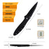 Price US$ 15.06 High Quality Leek 1660  All Steel Folding Pocket Knife Black  Silver Titanium Coated Tactical Survival  Hunting Knives Buy On Alfknives.com