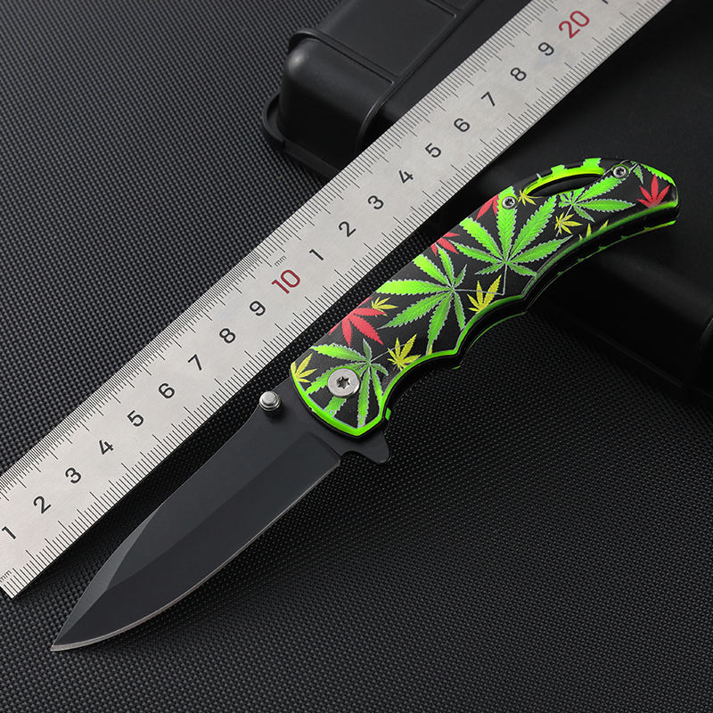 Price US$ 9.18 High Quality New Series Outdoor Fluorescent Pp 3D Printing Handle Camping Knife Edc Folding Hunting Knife Buy On Alfknives.com