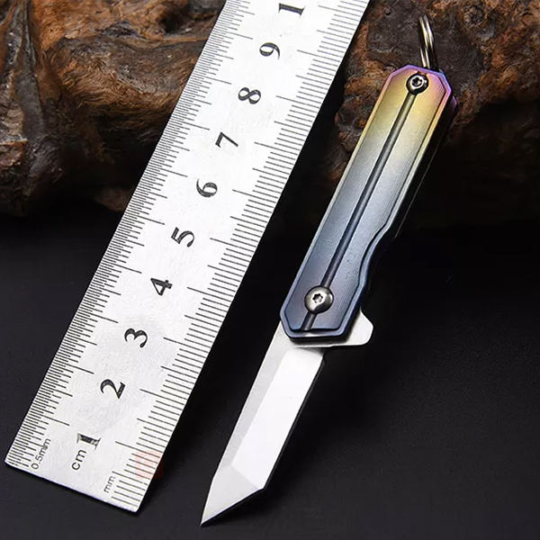 Price US$ 17.8 High Quality New Launch Damascus D2 Keychain Folding Pocket Knife For Women S Self Defense Outdoor Camping Hunting With Aluminum Box Buy On Alfknives.com