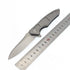 popular titanium alloy blade custom handmade survival knife titanium alloy knife