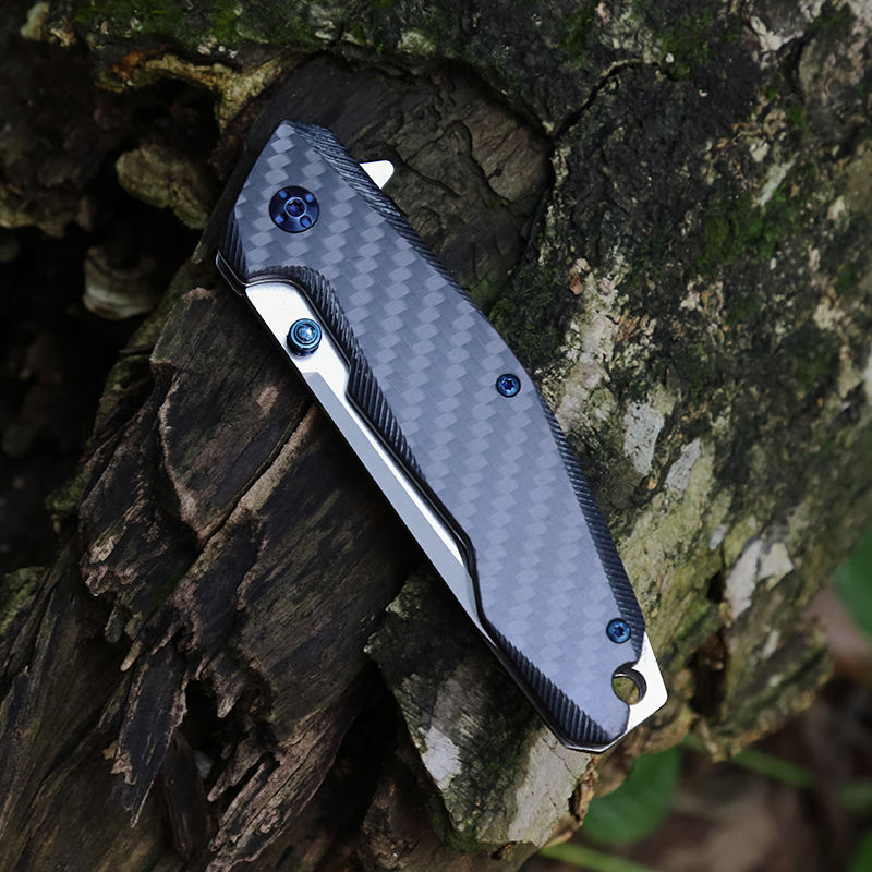 Price US$ 13.82 High Quality High Carbon Fiber Hunting Outdoor Handmade 440 Stainless Steel Edc Pocket Knives In Bulk Buy On Alfknives.com