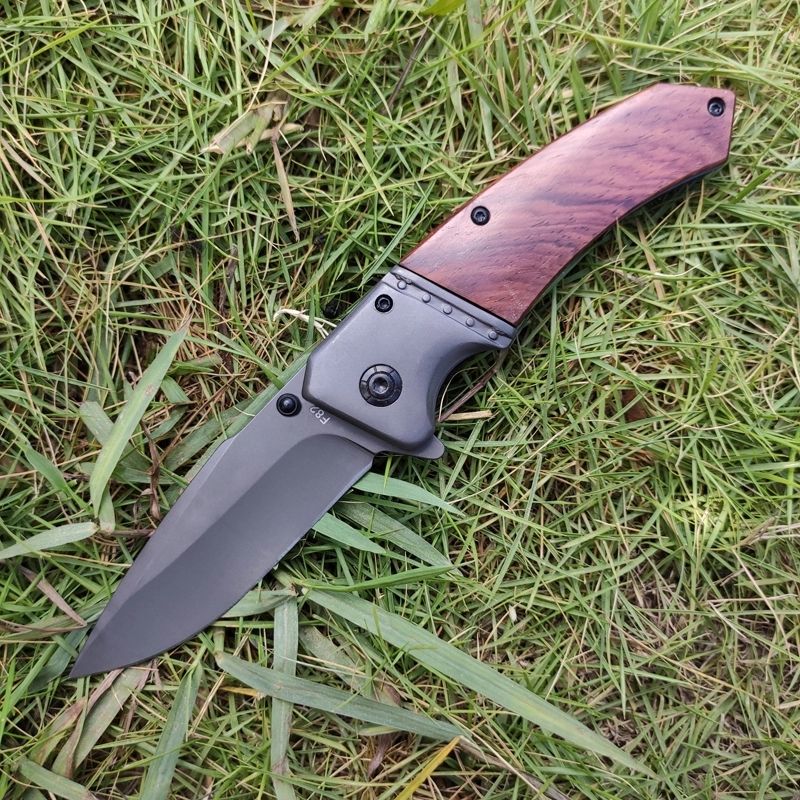 Price US$ 9.5 High Quality Eco Friendly Products 2023 Wooden Handle Handmade Wholesale Folding Utility Stainless Steel Knifes Tactical Buy On Alfknives.com