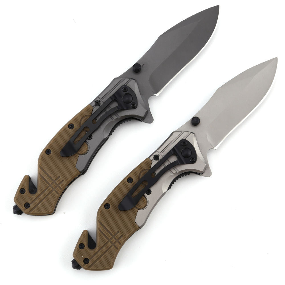 Price US$ 9.48 High Quality G10 Handle Hunting Self Defense Defender Custom Black Folding Knife Tactical Buy On Alfknives.com