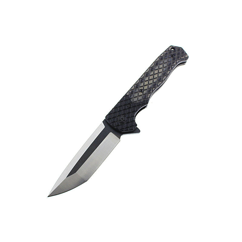 High quality 8cr stainless steel pocket survival outdoor knives folding utility rescue knife