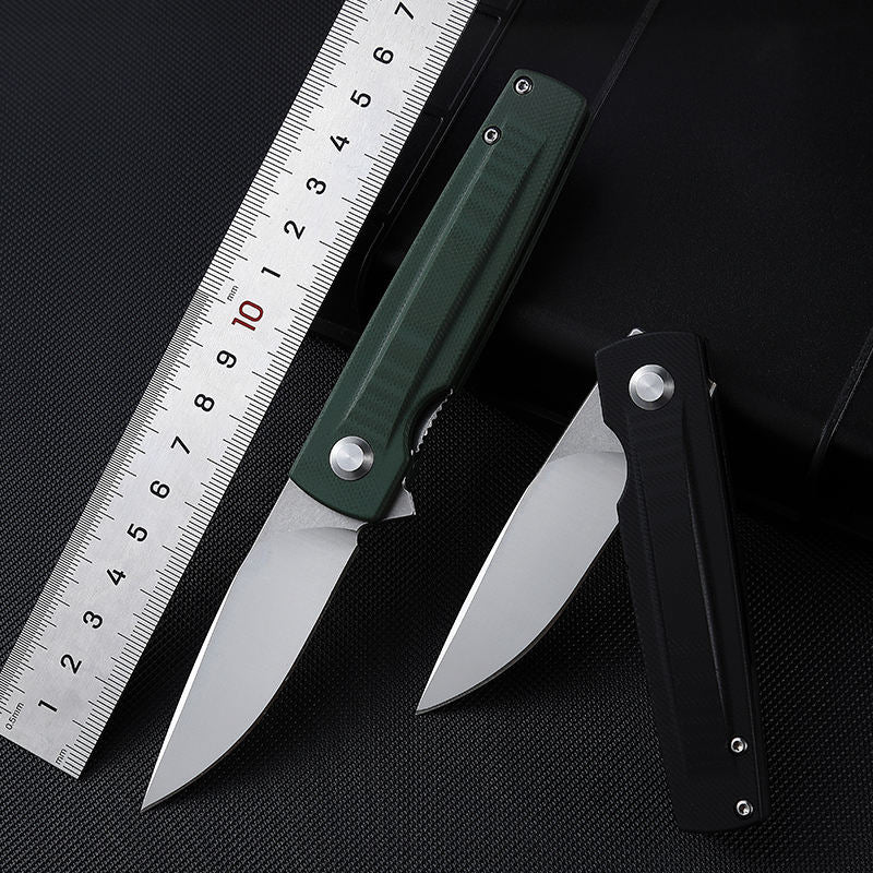 Price US$ 14.9 High Quality Small Size D2 Tooling Steel Folding Blade Knife G10 Handle Ultra Sharp Pocket Knives Outdoor Hunting Camping Edc Backpack Knife Buy On Alfknives.com