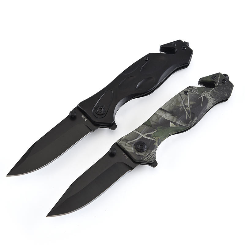 Price US$ 9.34 High Quality Black Camo Camouflage Custom Handmade Folding Pocket Survival Hunting Knife Buy On Alfknives.com