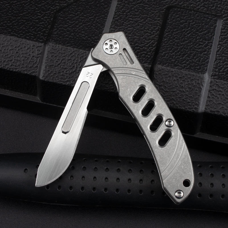 Price US$ 36.4 High Quality Replaceable Carbon Steel Blade Utility Outdoor Pocket Knife Buy On Alfknives.com