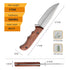 Price US$ 11.67 High Quality Outdoor Knife Stainless Steel Fixed Blade Hunting Tactical Bowie Survival Red Wood Handle Knife Buy On Alfknives.com