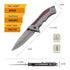 Price US$ 9.82 High Quality Titanium Plating Snap Off Blade Knife Outdoor Tactical Camping Edc Folding Knife With Wood Handle Buy On Alfknives.com