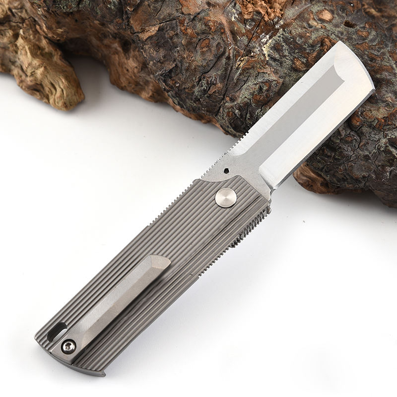 Price US$ 25.99 High Quality Aluminum Window Box Packing Blade Pocket Handmade Folding Steel Titaniums Handle D2 Small Knife Buy On Alfknives.com