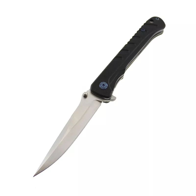 High quality G10 handle folding fighting pocket camping stainless steel survival rescue tactical knife