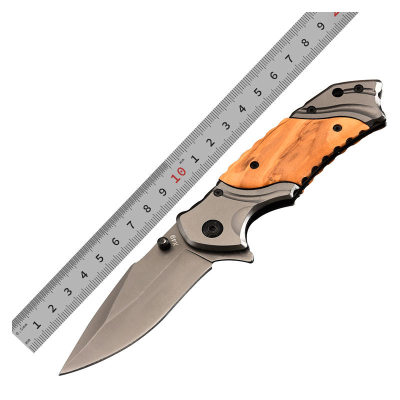 Price US$ 9.78 High Quality Amazon S Best Selling 3Cr13 Stainless Steel And Wood Handle Folding Knife Hunting Camping Backpack Survival Pocket Knife X49 Buy On Alfknives.com