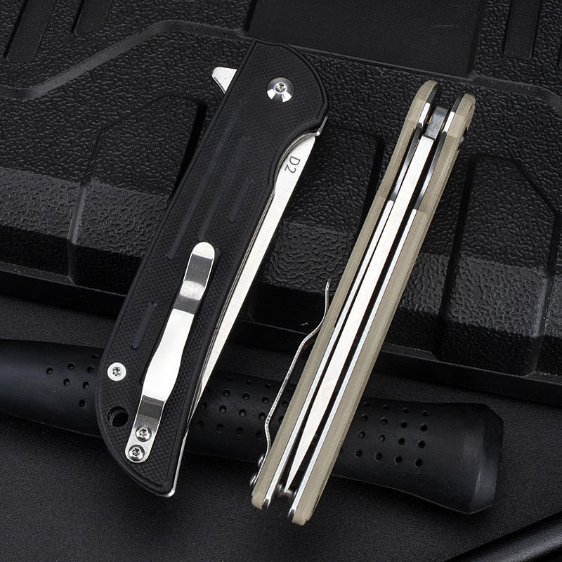 Price US$ 21.7 High Quality New Design Pocket Folding Knife D2 Steel Blade Multifunction  Camping Knives Portable Outdoor Survival Tactical Knife Daily Use Buy On Alfknives.com