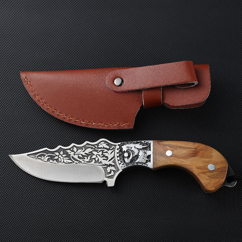 Price US$ 15.1 High Quality Fixed Blade Knife With Sheath Outdoor Survival Tactical Knife Wood Handle Camping Hunting Knives Edc Full Tang Buy On Alfknives.com