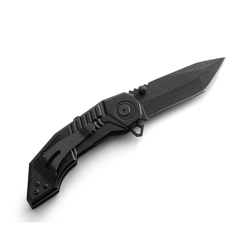 Price US$ 9.75 High Quality Oem  Best Selling Black Handle Hunting Tactics Outdoor Folding Knife Survival Hunting Knife Aluminum Handle Knife Buy On Alfknives.com