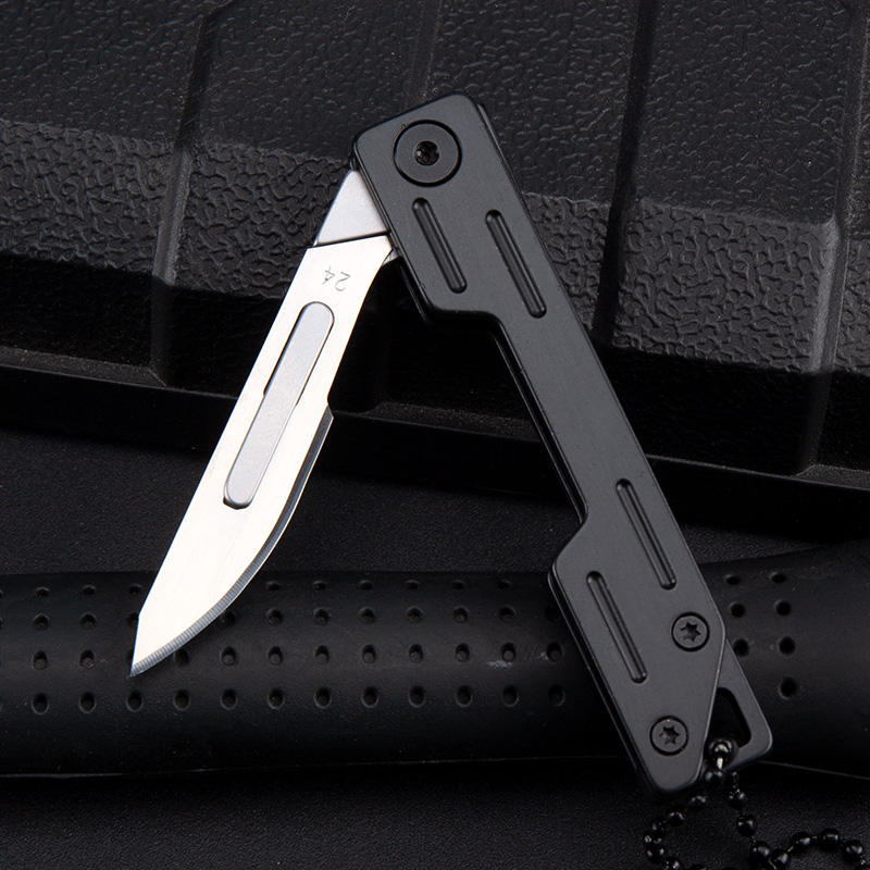 Price US$ 10.5 High Quality Stainless Steel Handle Carbon Steel Blade Portable Folding Knife Outdoor  Utility Pocket Knife With 10Pcs Replaceable Blades Buy On Alfknives.com