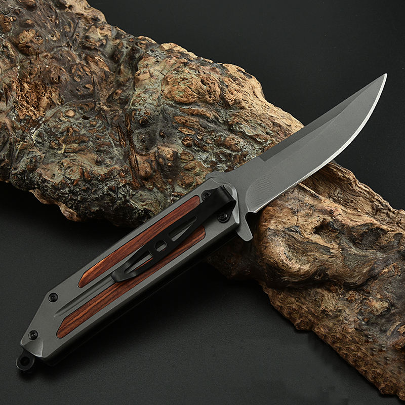 Price US$ 9.86 High Quality Wooden Handle Stainless Steel Custom Camping Folding Handmade Survival Knife Hunting Buy On Alfknives.com