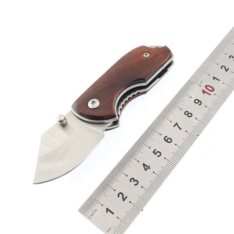 High Quality D2 steel wood handle folding mini pocket knives utility mini knife