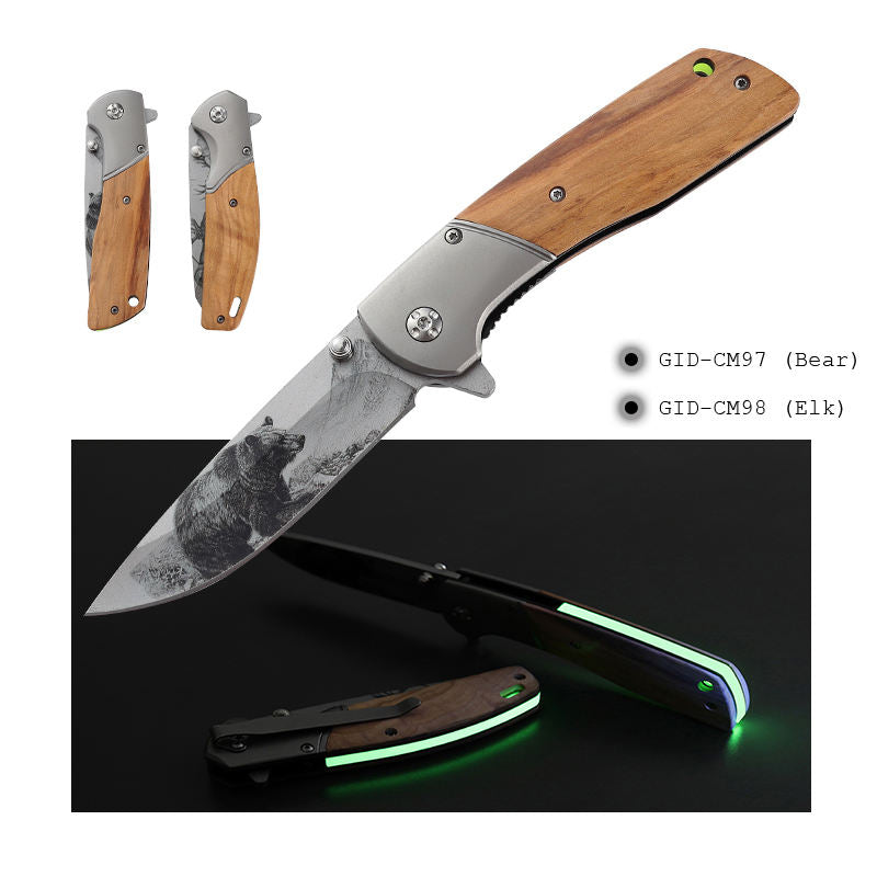 Price US$ 10.53 High Quality Trending Products 2023 New Arrivals Fluorescence Luminous Handle Material Garden Csgo Pocket Folding Hunting Outdoor Knife Buy On Alfknives.com