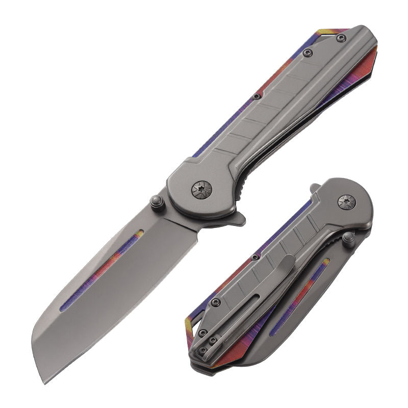 Price US$ 10.63 High Quality Hot Sale Edc Titanium Coating Blade Can Be Customized Logo Stainless Steel Customized Camping Folding Pocket Outdoor Knife Buy On Alfknives.com