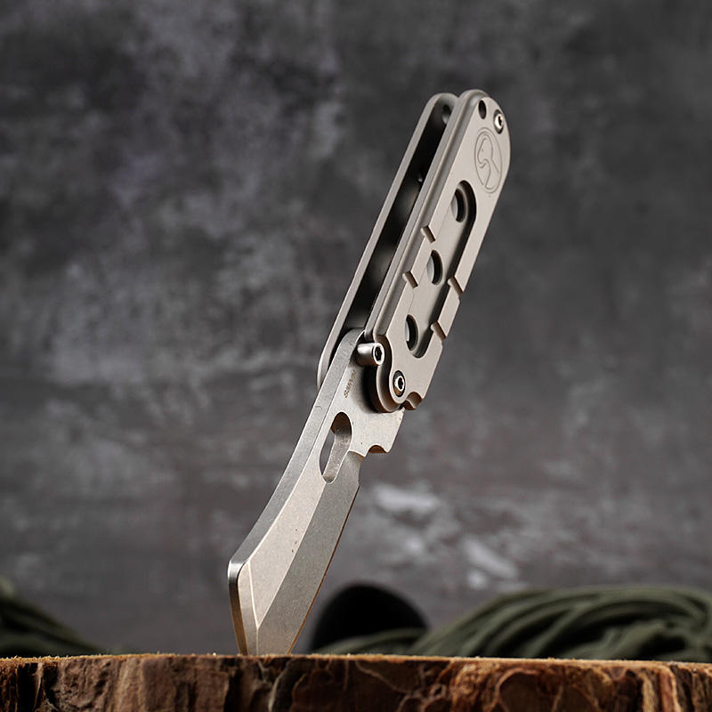 Price US$ 22.9 High Quality Serge Knife S35Vn Blade Titanium Alloy Handle Flipper Knife Stone Wash Keychain Knife Camping Survival Folding Outdoor Tool Pea Buy On Alfknives.com